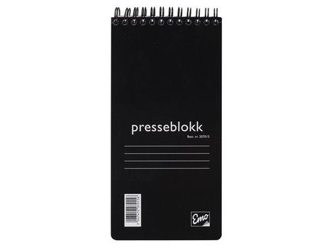 Presseblokk EMO 105x210mm 100bl linjer (532946010*5)