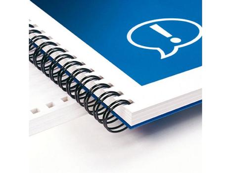 GBC Metalspiral 3:1 NO8 12.5mm A4 Sort 100 stk. (RG810810)