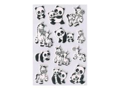 HERMA Etikett HERMA magic panda sebra familie