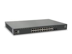 LEVELONE 28P SWITCH STACK L3 LITE MANAGED GB 2XSFP+ 10GB      IN CPNT