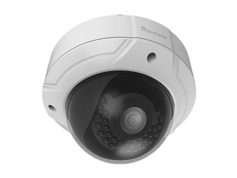LEVELONE FIXED DOME NW CAMERA 4MP POE OUTDOOR WDR VARIFOCAL    IN CAM (FCS-3085)