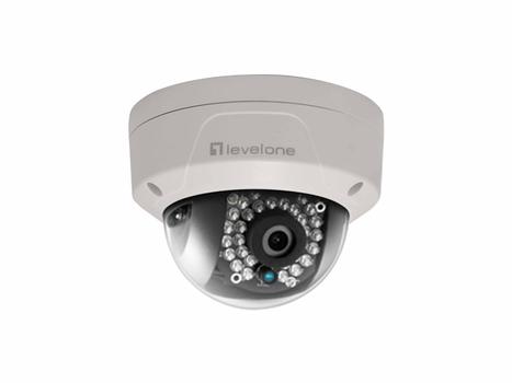 LEVELONE FIXED DOME NW CAMERA 4MP POE WDR VANDALPROOF          IN CAM (FCS-3086)