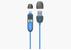 CYGNETT USB to Micro USB and Lightning cable 15cm /Blue