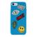 PURO iPhone 7 Patch Mania Cover w/5 Patches Blue