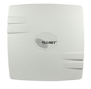 ALLNET Antenne 2, 4/5 GHz Flat Patch Outdoor 4/7 dBi N-Type (ANT-DUAL-PATCH-185)