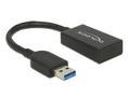 DELOCK Konverter Delock USB 3.0 Typ C -> Typ A St/Bu schwarz