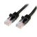 STARTECH 2M CAT 5E BLACK SNAGLESS ETHERNET RJ45 CABLE MALE TO MALE CABL