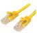 STARTECH 1M CAT 5E YELLOW SNAGLESS ETHERNET RJ45 CABLE MALE TO MALE CABL
