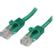 STARTECH 2M CAT 5E GREEN SNAGLESS ETHERNET RJ45 CABLE MALE TO MALE CABL