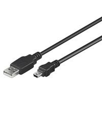 WENTRONIC USB 2.0 USB-kabel 30cm Sort (93229)