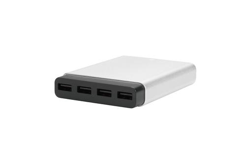 JUST MOBILE AluCharge multi-port USB charger - the world's slimmest USB charger (PA-188EU)