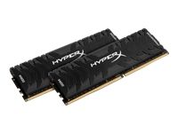 KINGSTON HyperX Predator Memory Black - 16GB Kit (2x8GB) - DDR4 3000MHz Intel XMP CL15 DIMM (HX430C15PB3K2/16)
