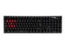 KINGSTON Alloy FPS Gaming Tastatur Rød kablet, nordisk, cherry mx red, led belysing, mekanisk spilltastatur