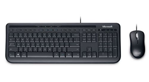 MICROSOFT Microsoft® Wired Desktop 600 For Business USB Port DA/ FI/ NO/ SV (Brown Box) (3J2-00011)
