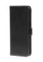 INSMAT Flip Case - Vikbart fodral för mobiltelefon - genuint läder - svart - för Samsung Galaxy S8
