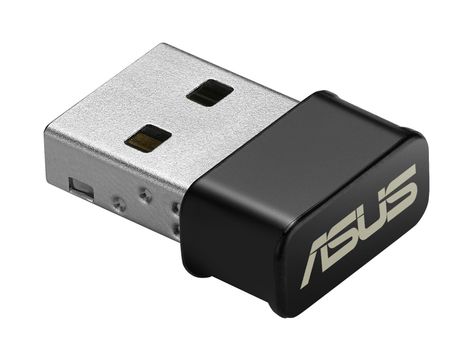 ASUS USB-AC53 NANO AC1200 USB 2.0 WLAN ADAPTER 802.11AC IN (90IG03P0-BM0R10)