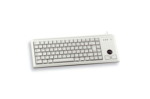 CHERRY Y G84-4400 Compact Keyboard - Keyboard - USB - English - light grey (G84-4400LUBGB-0)