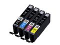 CANON CLI-551 ink cartridge black and tri-colour standard capacity combopack blister without alarm