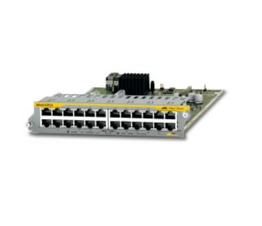 Allied Telesis ALLIED 24 port 10/ 100/ 1000T PoE+ Ethernet line card (AT-SBx81GP24)