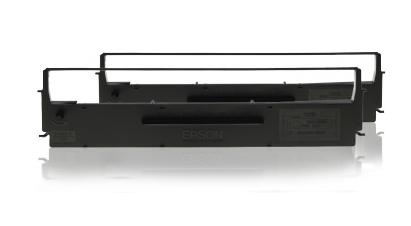 EPSON n SIDM - Black - print ribbon - for LQ 300+II, 300+II Colour (C13S015613)