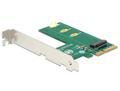 DELOCK PCI Express x4 Card > 1 x internal NVMe M.2 Key M Lagringskontrol 