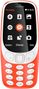 NOKIA 3310 -peruspuhelin Dual-SIM, punainen