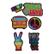 PURO Patch Sticker Kit, Patch Mania Peace & Love, 6 stk.