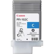 CANON PFI102C Cyan Standard Capacity Ink Cartridge 130ml - 0896B001