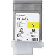 CANON PFI102Y Yellow Standard Capacity Ink Cartridge 130ml - 0898B001