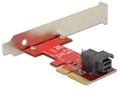 DELOCK PCI Express x4 Card > 1 x internal SFF-8643 NVMe Lagringskontrol