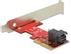 DELOCK PCIe x4 >1 x SFF-8643 NVMe - low profile form faktor