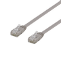 DELTACO Cat6 flat grey 50cm