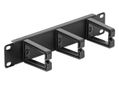 DELOCK 10"" Kabelmanagement Panel Delock schwarz (43342)