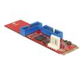 DELOCK Converter M.2 Key B+M male > 2 x USB 3.0 Pin Header
