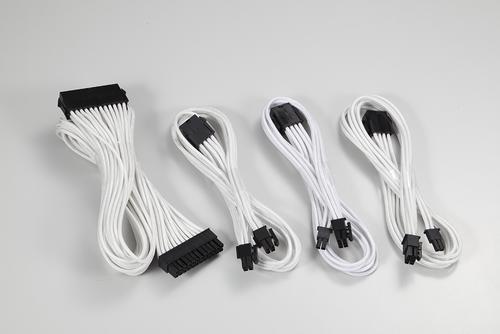 PHANTEKS Extension Cable Combo - Hvid - 24P/ 8P/ 8V/ 8V - 500mm (PH-CB-CMBO_WT)