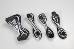 PHANTEKS Extension Cable Combo - Sort/Hvid - 24P/8P/8V/8V - 500mm
