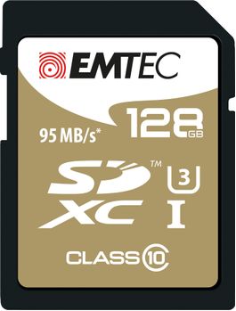 EMTEC SD Card 128GB SDXC (CLASS10) F-FEEDS (ECMSD128GXC10SP)