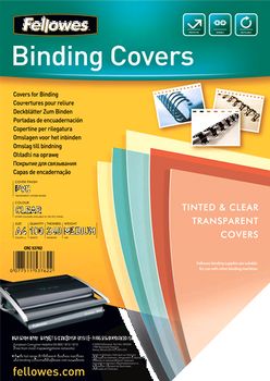 FELLOWES Binding Cover PVC A4 240 Micron Clear (Pack 100) 53762 (53762)