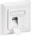 INTELLINET Cat6a dual wall plate flush mounting 2x RJ45 8P8C FTP white