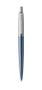 PARKER Jotter Ballpoint Pen Waterloo Blue/ Chrome Barrel Blue Ink - 1953245 (1953245)