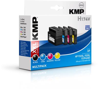 KMP H174V Multipack BK/C/M/Y F-FEEDS (1725,4005)