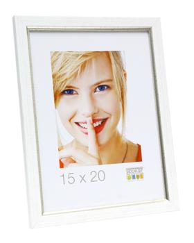 DEKNUDT S46AF1 15x20 Kunststoff weiß mit silber (S46AF1_15,0X20,0)