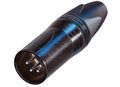 NEUTRIK XLR 4-pin Han Lodding XLR 4-pin Plugg Han Sølv