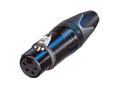 NEUTRIK XLR 4-pin Hun Lodding XLR 4-pin Kontakt Hun Sølv