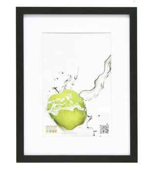 DEKNUDT S66KF2 P1 black 18x24 Wooden Frame with Passepartout (S66KF2 P1 18x24)