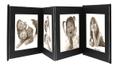 DEKNUDT Leporello black 8x10x15 8 photos A66DC2 8PH