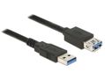 DELOCK Extension cable USB 3.0 Type-A male > USB 3.0 Type-A female 3.0 m black