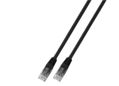 EFB ELEKTRONIK Patchkabel - Cat.6 UTP - 5,0 m RJ45 nettverkskabel Sort (K8100SW.5)