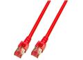 EFB ELEKTRONIK SSTP Patch Cat.6 -  0,5 m Rød LSZH Nettverkskabel AWG27 PIMF
