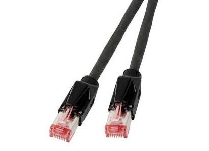 EFB ELEKTRONIK EFB RJ45 Patchkabel S/ FTP, Cat.6A, TM21, UC900, 3m, schwarz (K8050.3)